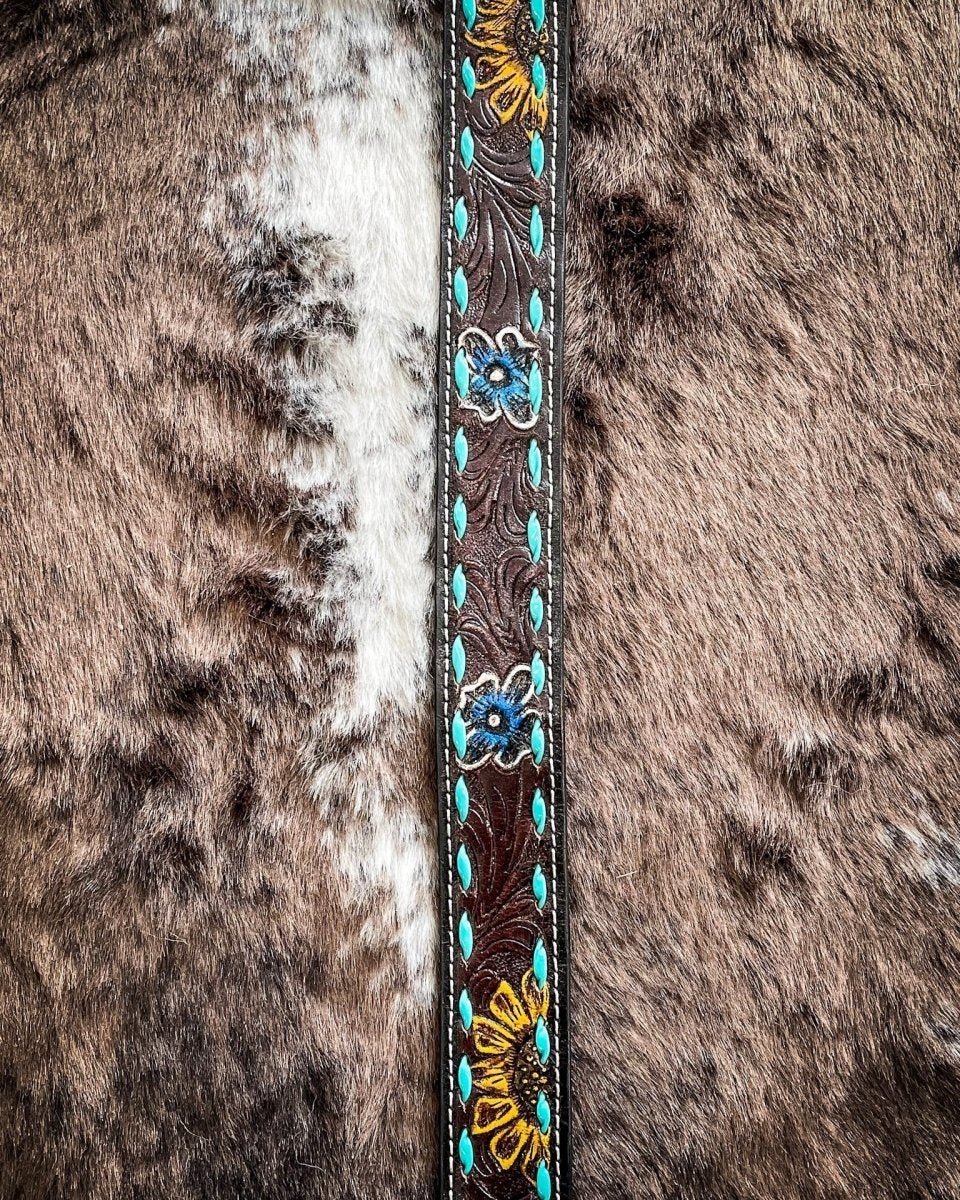Turquoise Weaved Purse Strap by Myra Bag - Image 5