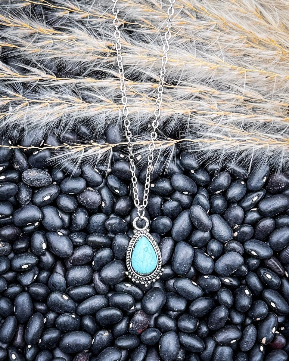 Willow Teardrop Pendant Necklace - Image 2