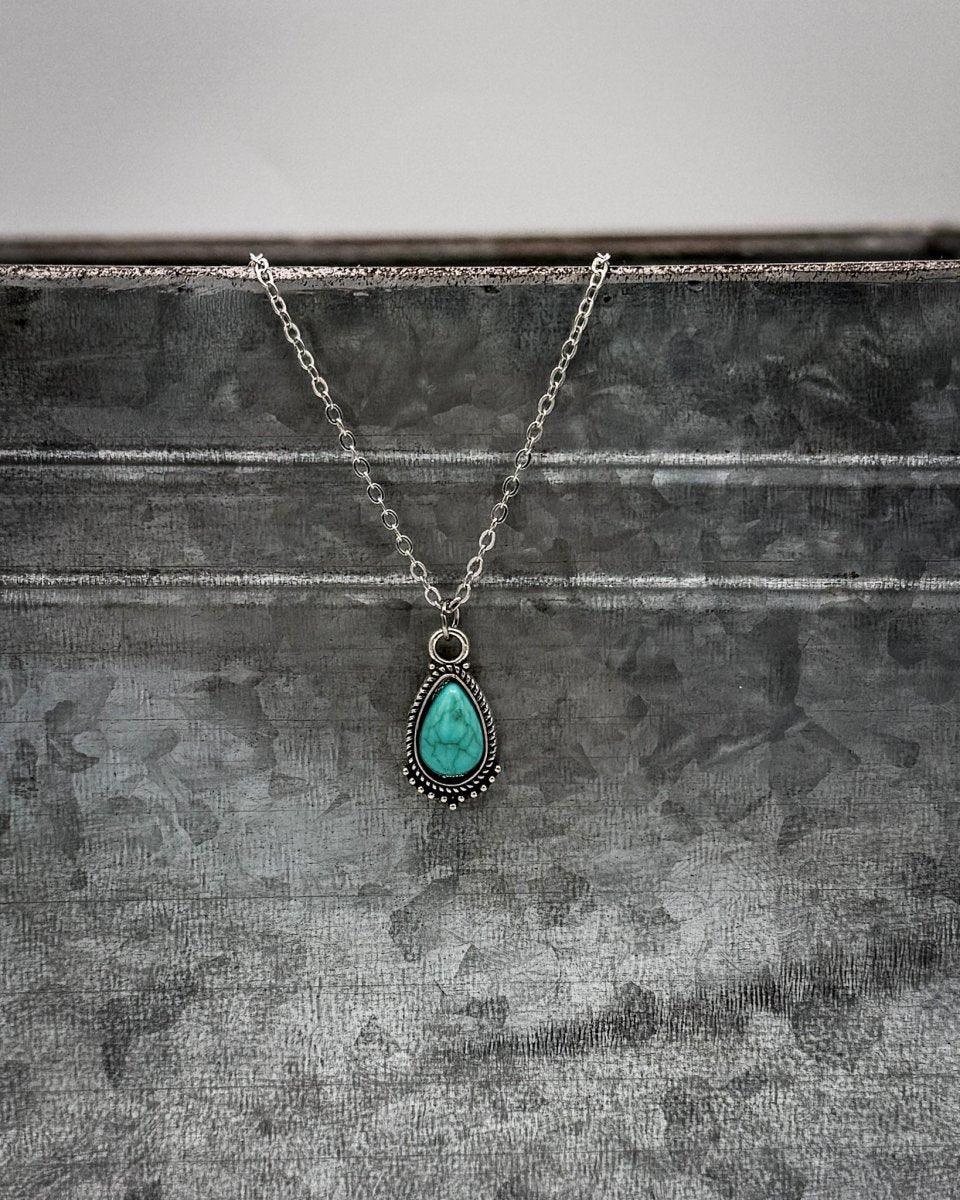 Willow Teardrop Pendant Necklace - Image 3